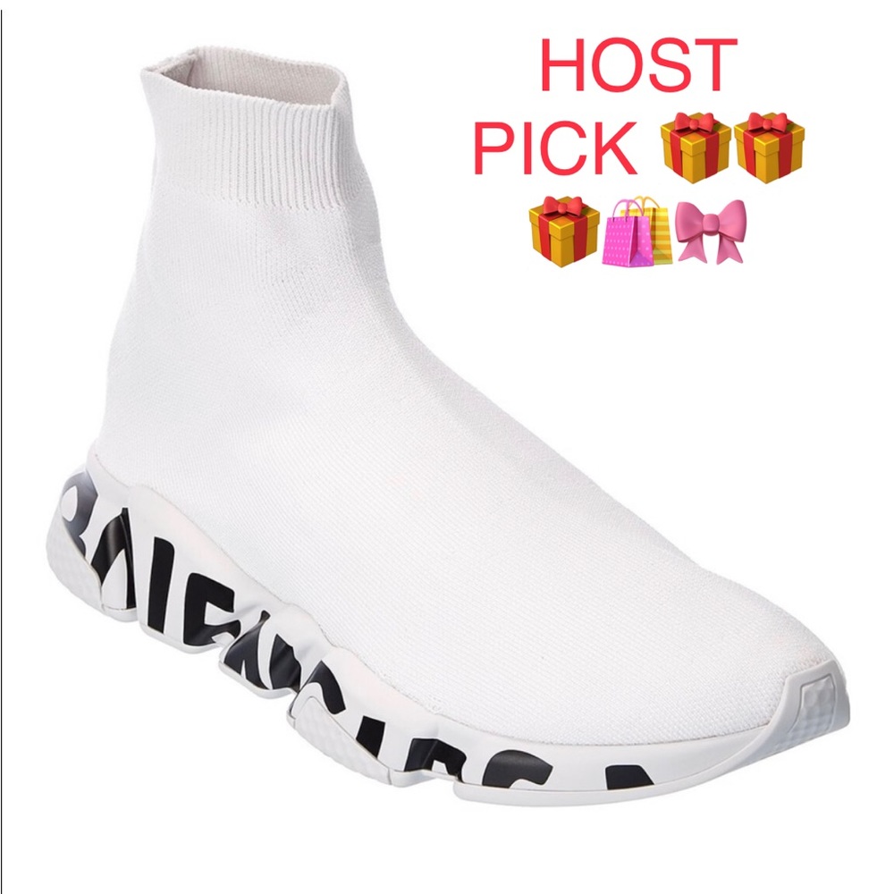 NWT Balenciaga Speed LT Graffiti Knit Sneaker (Men), New in box HOST PICK 🛍🎀 - Picture 1 of 10